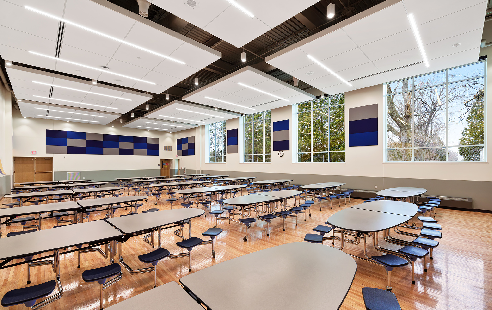 Jackson Elementary School interior expansion and renovation photography. Somerville Architects & Engineers.